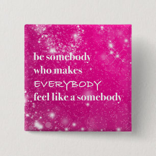 Macaron Carré 5 Cm Inspiré incitez tout le monde à se sentir comme un