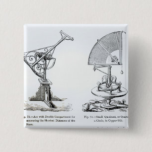 Macaron Carré 5 Cm Instruments astronomiques