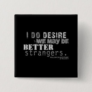 Macaron Carré 5 Cm Insulte Que Vous Aimez (B&W)