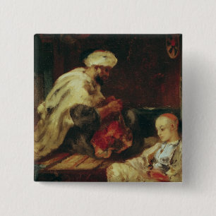 Macaron Carré 5 Cm Intérieur de l'atelier d'un tailleur arabe