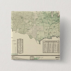 Macaron Carré 5 Cm Irlandais et patates douces et foin