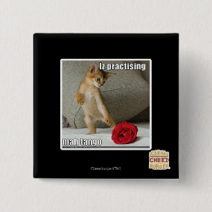 Macaron Carré 5 Cm Iz pratiquant le tango d'heure-milliampère