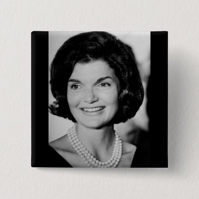 Macaron Carré 5 Cm Jackie Kennedy (Devant)