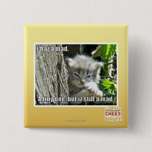 Macaron Carré 5 Cm J'ai un fou