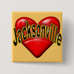 Macaron Carré 5 Cm J'aime Jacksonville