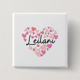Macaron Carré 5 Cm J'aime Leilani