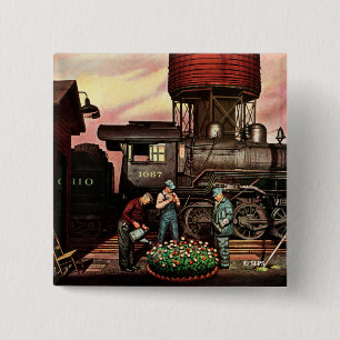 Macaron Carré 5 Cm Jardin d'agrément de yard de train par Stevan