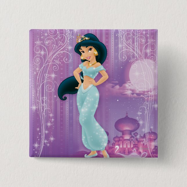 Macaron Carré 5 Cm Jasmine Princesse (Devant)