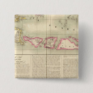 Macaron Carré 5 Cm Java Océanie no 27