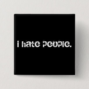 Macaron Carré 5 Cm je déteste des personnes