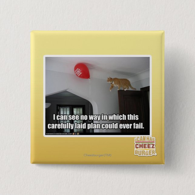 Macaron Carré 5 Cm Je peux voir qu'aucune manière que ceci ne (Devant)