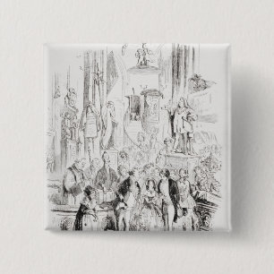 Macaron Carré 5 Cm Je suis marié