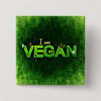 Je Suis Vegan Écrit Avec Une Texture De Nature Gra