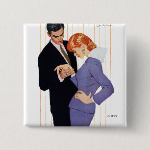 Macaron Carré 5 Cm Je T'Aime, Maman Fille