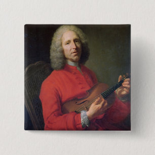 Macaron Carré 5 Cm Jean-Philippe Rameau avec un violon