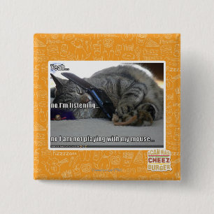 Macaron Carré 5 Cm J'écoute