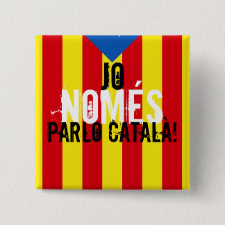 Macaron Carré 5 Cm Jo NOMÉS parlo català !