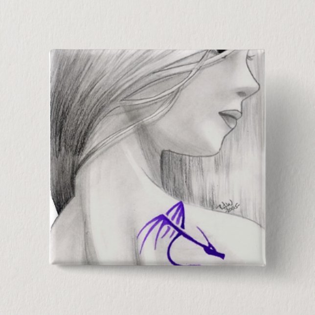 Macaron Carré 5 Cm Joan (Devant)