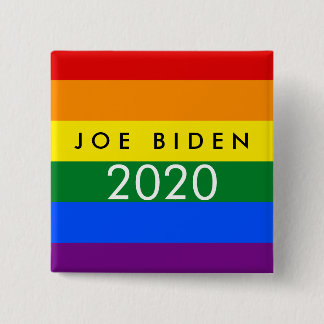 Macaron Carré 5 Cm Joe Biden pour le président 2020