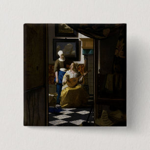 Macaron Carré 5 Cm Johannes Vermeer - The Love Letter
