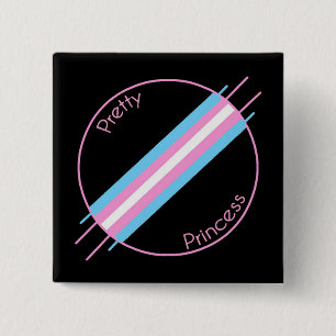 Macaron Carré 5 Cm Jolie princesse Pin