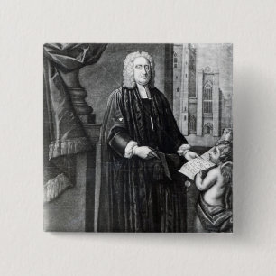 Macaron Carré 5 Cm Jonathan Swift, gravé par Andrew Miller, 1743