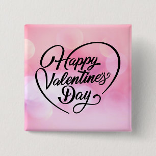 Macaron Carré 5 Cm Joyeuse Saint-Valentin-23823
