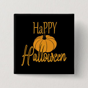 Macaron Carré 5 Cm Joyeux Halloween