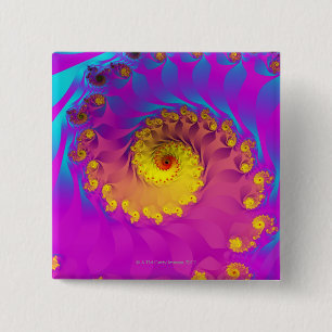 Macaron Carré 5 Cm Julia Fractal 2