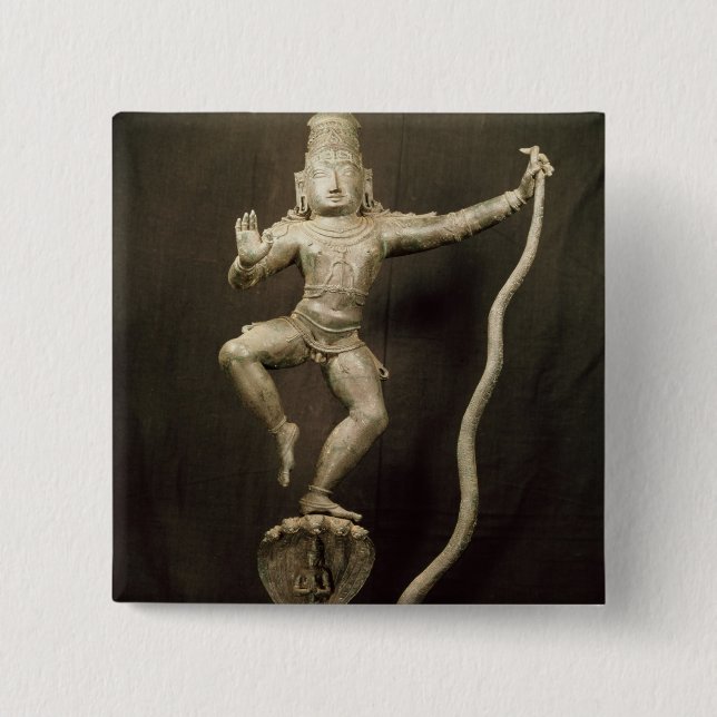 Macaron Carré 5 Cm Kaliya Krishna (Devant)