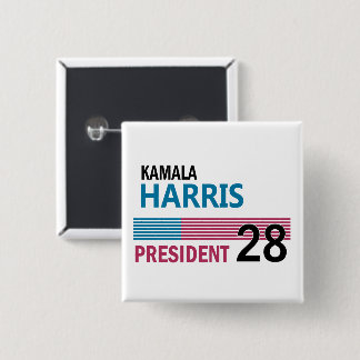 Macaron Carré 5 Cm Kamala Harris 2028