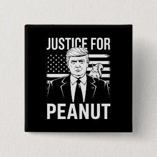 Macaron Carré 5 Cm Kamala Trump 2024 Élection Je n'ai pas voté pour l