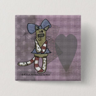 Macaron Carré 5 Cm Kitty primitif