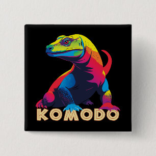 Macaron Carré 5 Cm Komodo Dragon