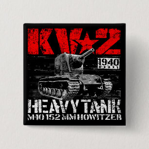 Macaron Carré 5 Cm KV-2 Char lourd soviétique