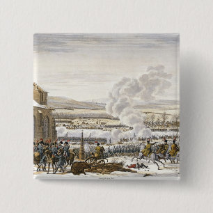 Macaron Carré 5 Cm La bataille de Preussisch-Eylau, le 9 février