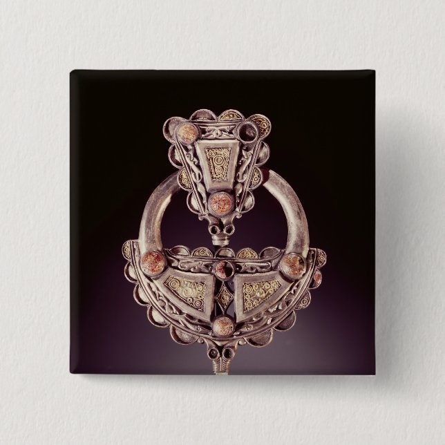 Macaron Carré 5 Cm La broche de Roscrea, de Roscrea (Devant)