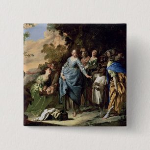 Macaron Carré 5 Cm La conclusion de Moïse, c.1650-56 (huile sur la