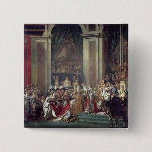 Macaron Carré 5 Cm La consécration du napoléon d'empereur