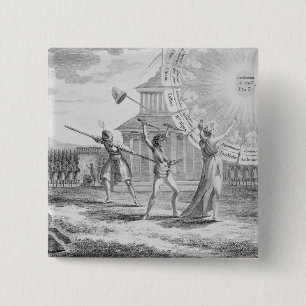 Macaron Carré 5 Cm La conspiration de Babeuf, année 4