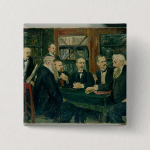 Macaron Carré 5 Cm La convention de Hambourg des professeurs, 1906