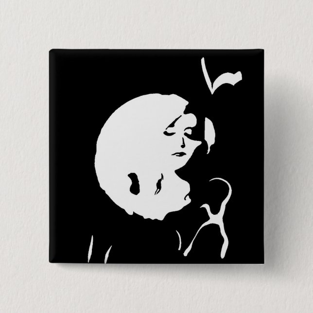 Macaron Carré 5 Cm La Dame (Devant)