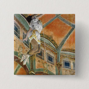 Macaron Carré 5 Cm La de Mlle La d'Edgar Degas   chez le Cirque