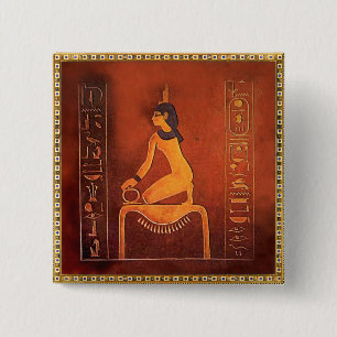 Macaron Carré 5 Cm La déesse Isis