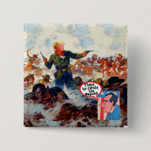 Macaron Carré 5 Cm La Dernière position de Trump