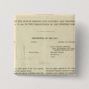 Macaron Carré 5 Cm La Dissolution de l'Empire occidental 476