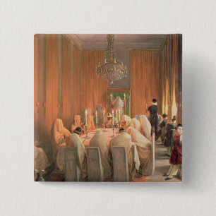 Macaron Carré 5 Cm La famille de Rothschild à la prière