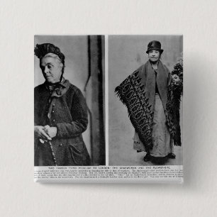Macaron Carré 5 Cm La femme de ménage et la demoiselle de honneur