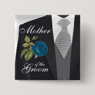 Macaron Carré 5 Cm La fête de la mariée à la suite Mariage de Groom -