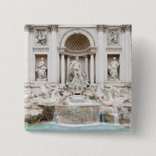 Macaron Carré 5 Cm La fontaine de TREVI (Italien : Fontana di Trevi)